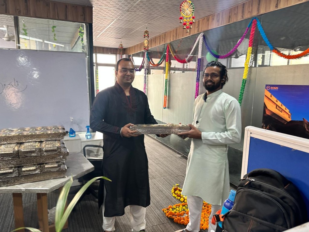 Diwali celebration at the office